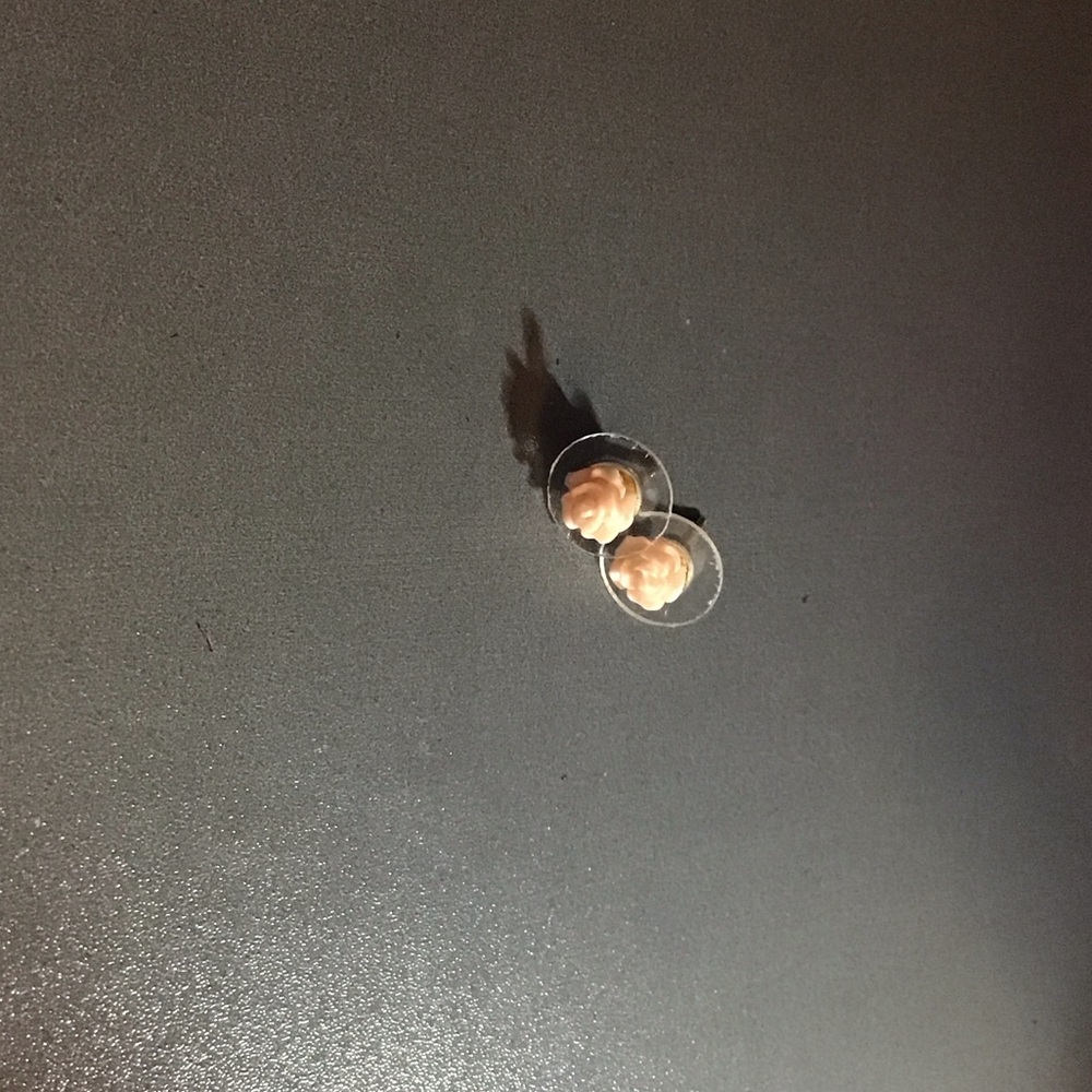 Rose Shaped Stud Earrings